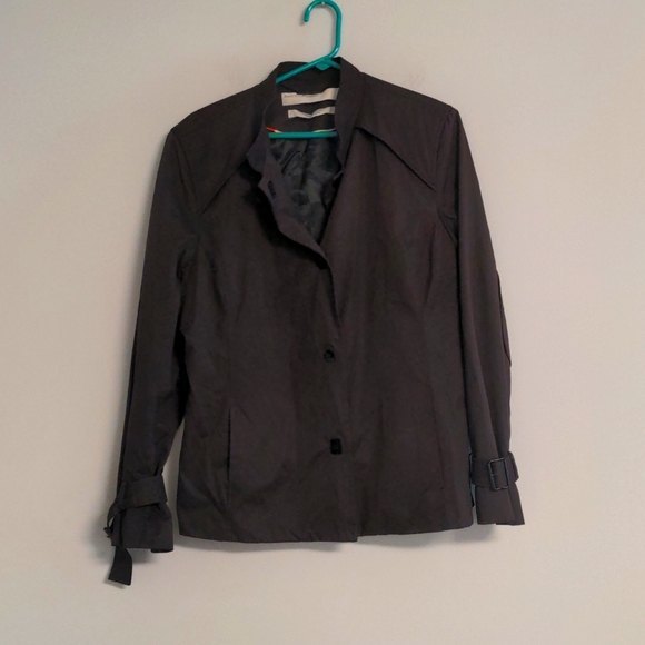 Perry Ellis Portfolio Black Long Sleeve Turn Lock Closure Jacket Size Large‎ - Picture 1 of 16